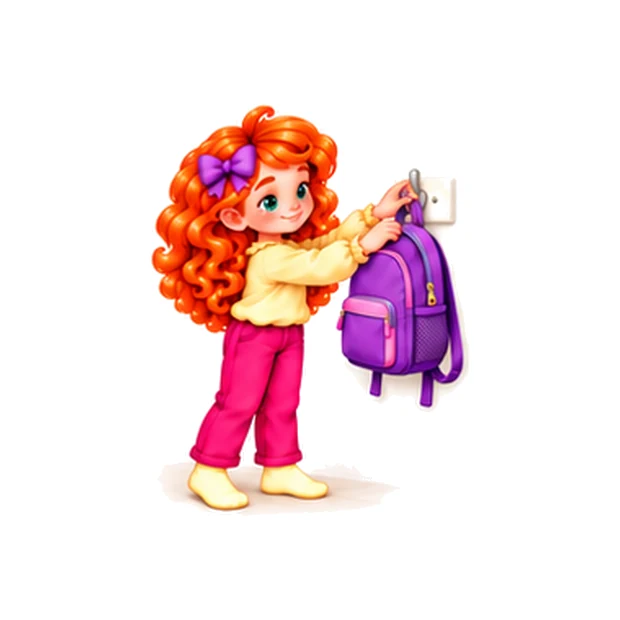 Whyia: backpack in its spot