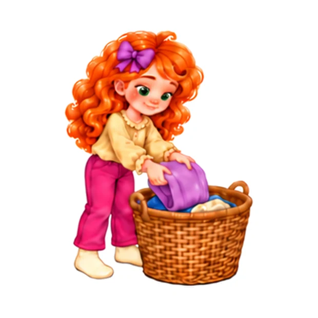 Whyia: clothes in the basket